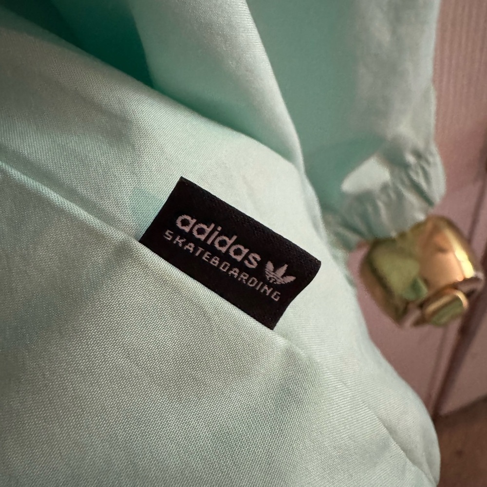 Adidas Mint Green Pullover Jacket - image 3